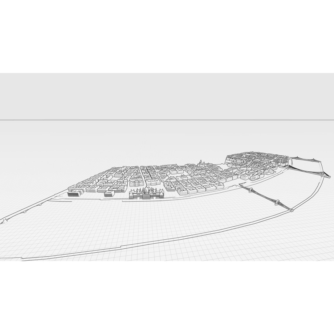 Budapest 3D Model – High Quality Cityscape Asset, PBR Textures - View 18