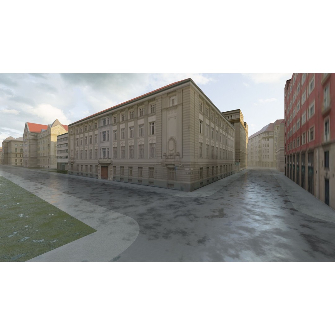 Budapest 3D Model – High Quality Cityscape Asset, PBR Textures - View 5