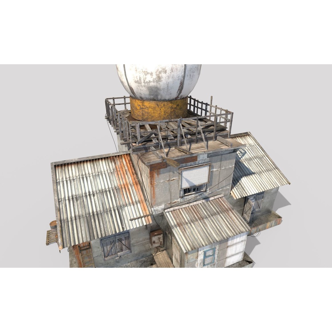 Abandoned Polar Station 3D Model – PBR Textured Game Asset, FBX - View 11