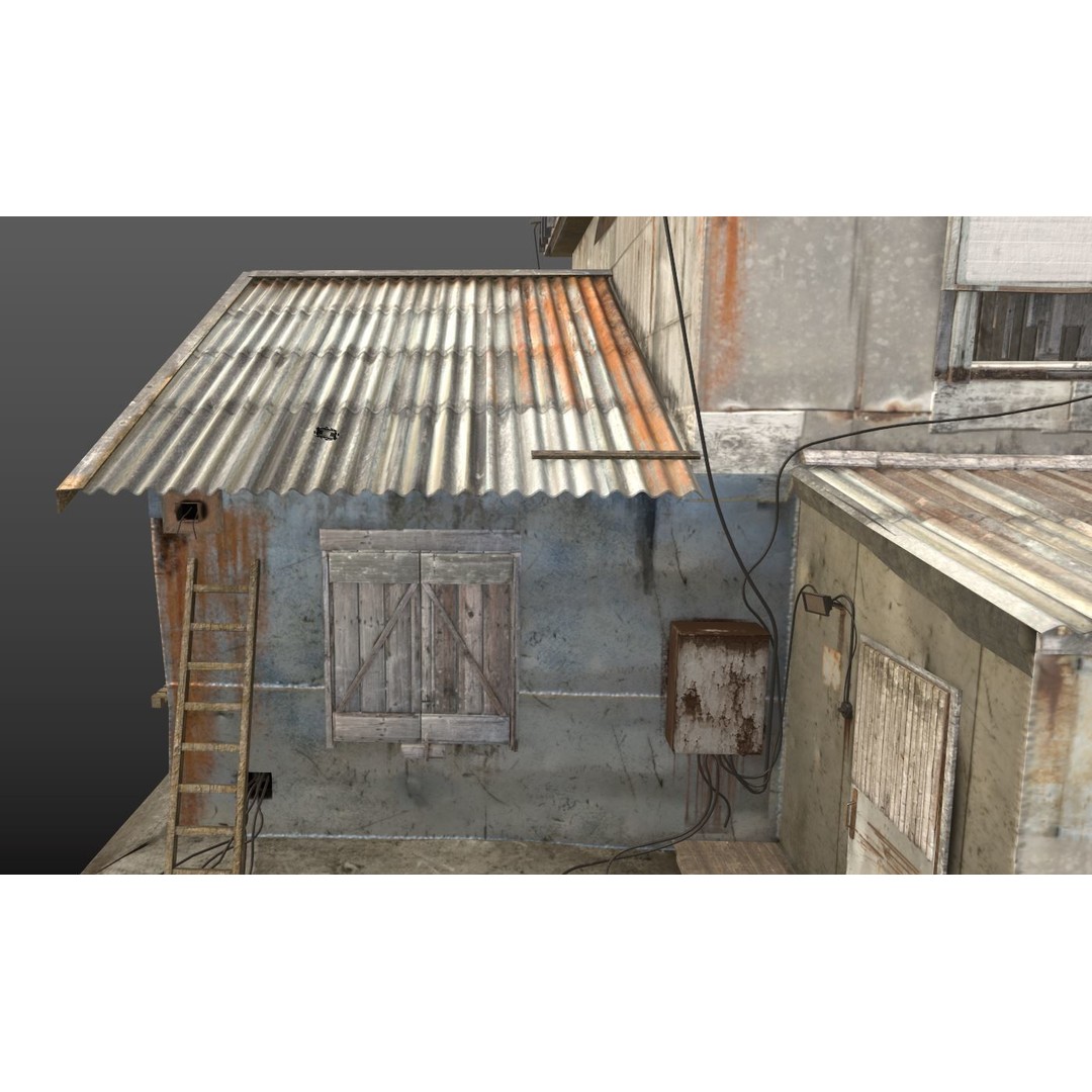 Abandoned Polar Station 3D Model – PBR Textured Game Asset, FBX - View 12
