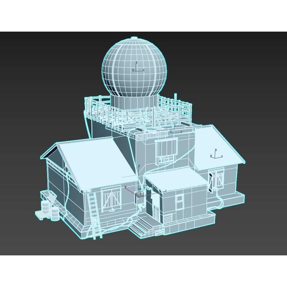 Abandoned Polar Station 3D Model – PBR Textured Game Asset, FBX - View 14