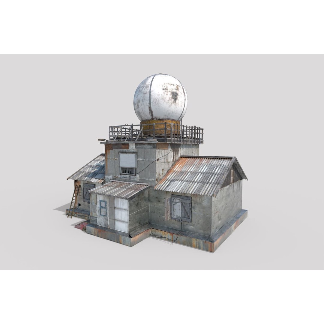 Abandoned Polar Station 3D Model – PBR Textured Game Asset, FBX - View 6