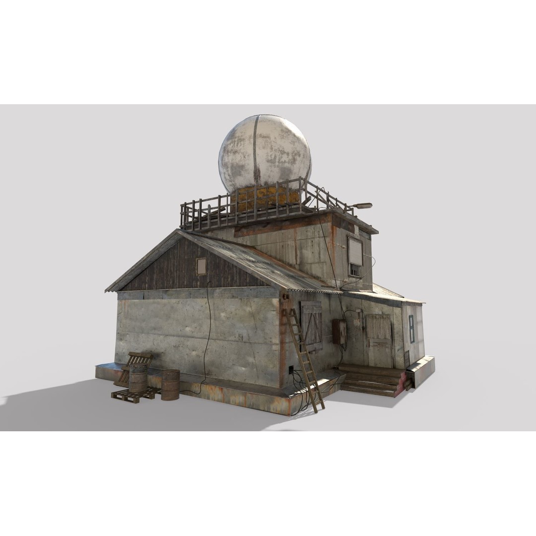 Abandoned Polar Station 3D Model – PBR Textured Game Asset, FBX - View 8