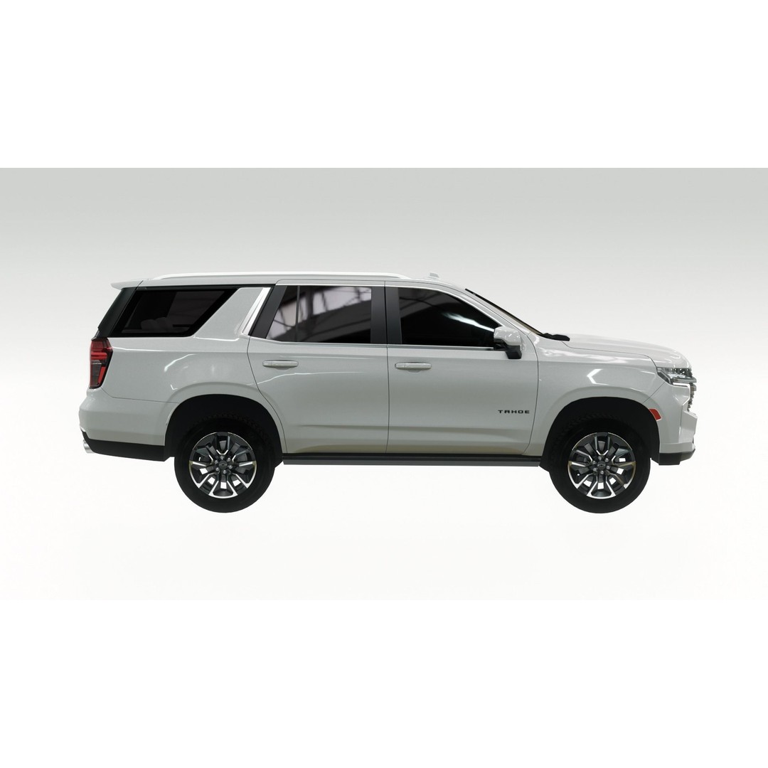 Chevrolet Tahoe 3D Model – Premier SUV, PBR Textures, FBX, OBJ - View 3