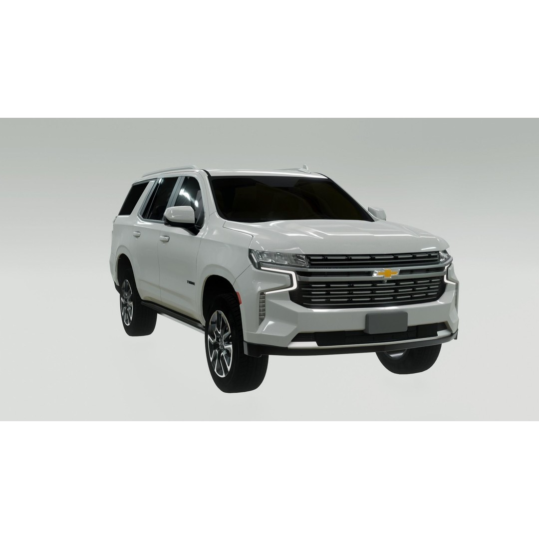 Chevrolet Tahoe 3D Model – Premier SUV, PBR Textures, FBX, OBJ - View 6