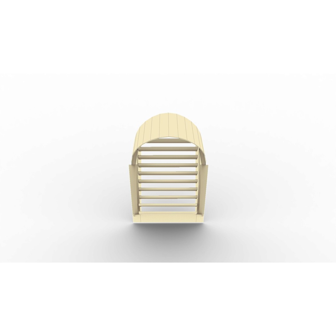 Chimney Vent Set 3D Model – Low Poly Architectural Asset, PBR Textures - View 13