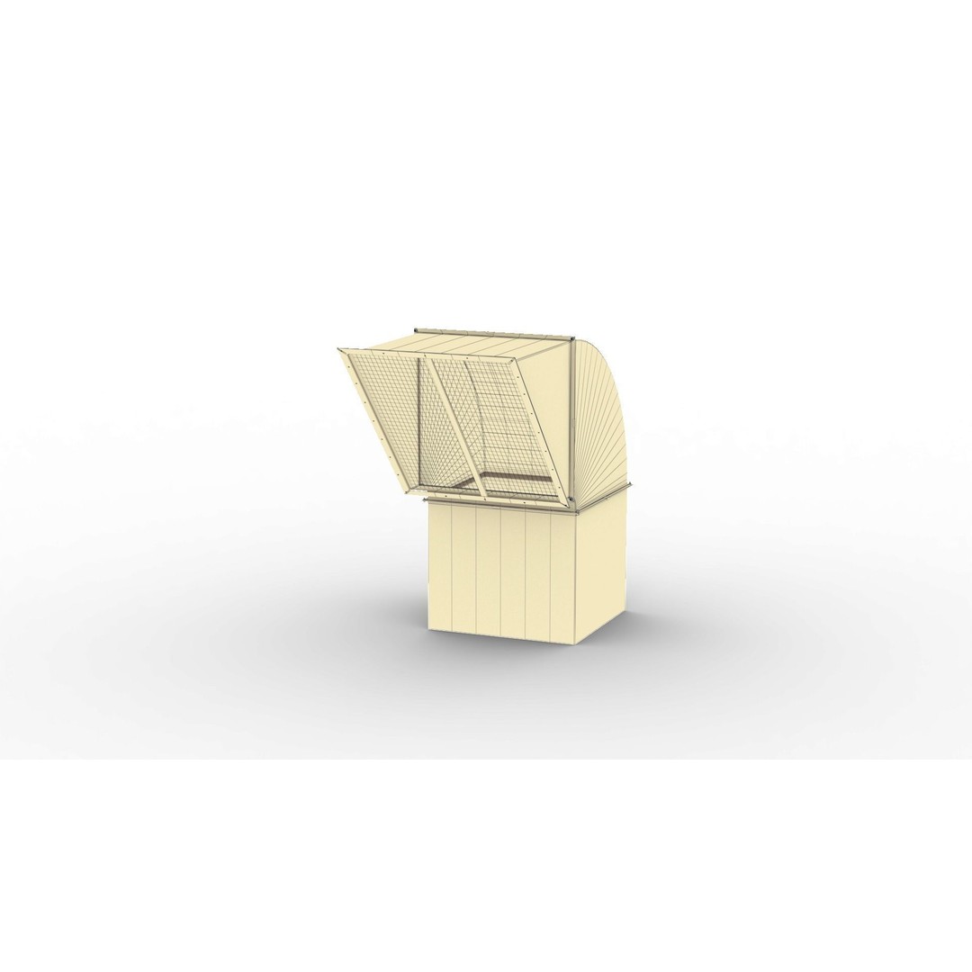Chimney Vent Set 3D Model – Low Poly Architectural Asset, PBR Textures - View 23