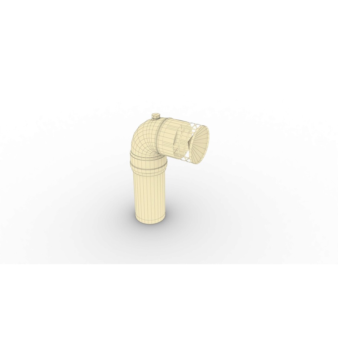 Chimney Vent Set 3D Model – Low Poly Architectural Asset, PBR Textures - View 27