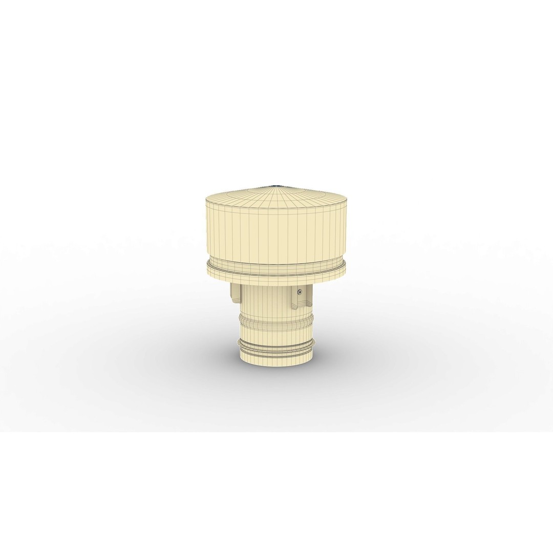 Chimney Vent Set 3D Model – Low Poly Architectural Asset, PBR Textures - View 39