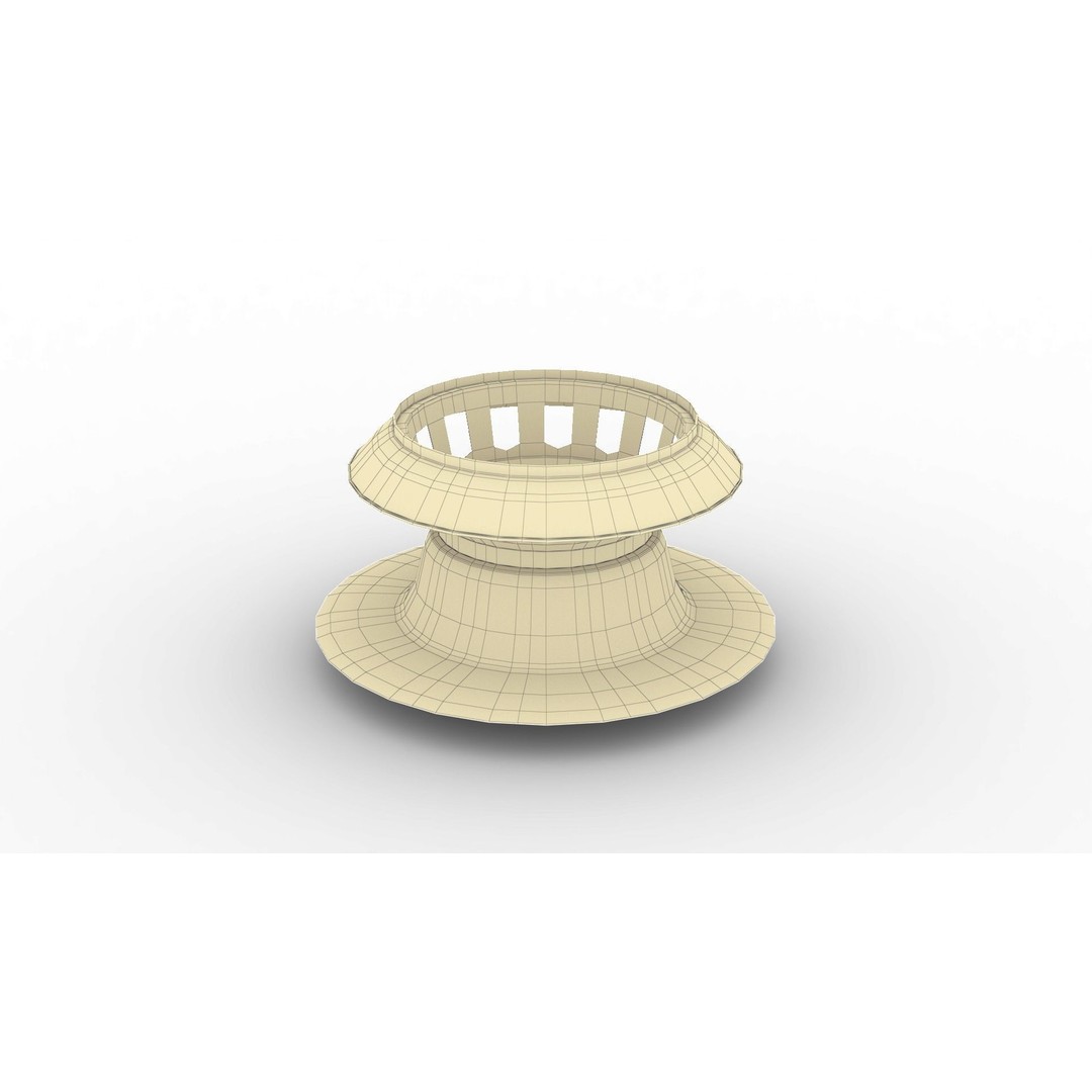 Chimney Vent Set 3D Model – Low Poly Architectural Asset, PBR Textures - View 43