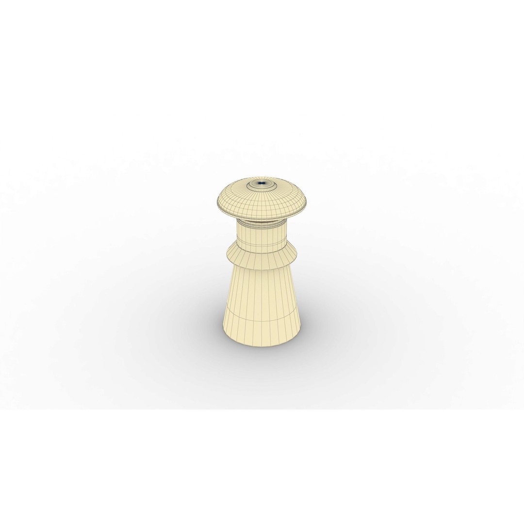 Chimney Vent Set 3D Model – Low Poly Architectural Asset, PBR Textures - View 51