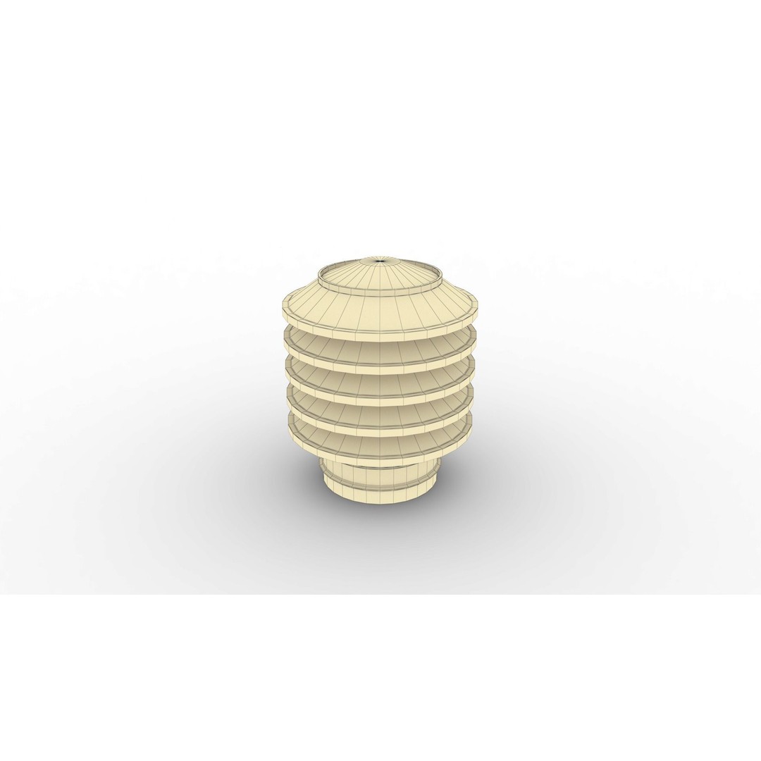 Chimney Vent Set 3D Model – Low Poly Architectural Asset, PBR Textures - View 53