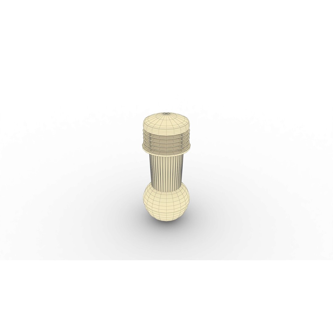 Chimney Vent Set 3D Model – Low Poly Architectural Asset, PBR Textures - View 55