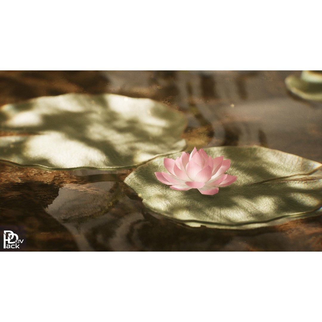 Swamp Environment 3D Model – Low Poly PBR Asset with 42 Props - View 4