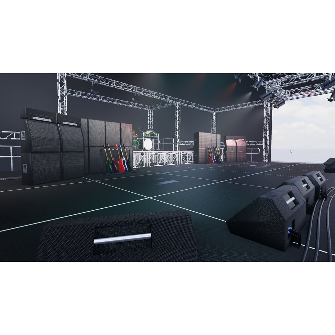 Concert Stage 3D Model – Low Poly Game Asset for Unity & Unreal - View 6