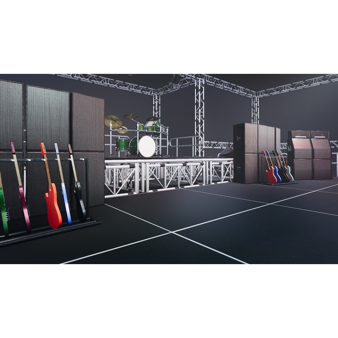 Concert Stage 3D Model – Low Poly Game Asset for Unity & Unreal - View 7