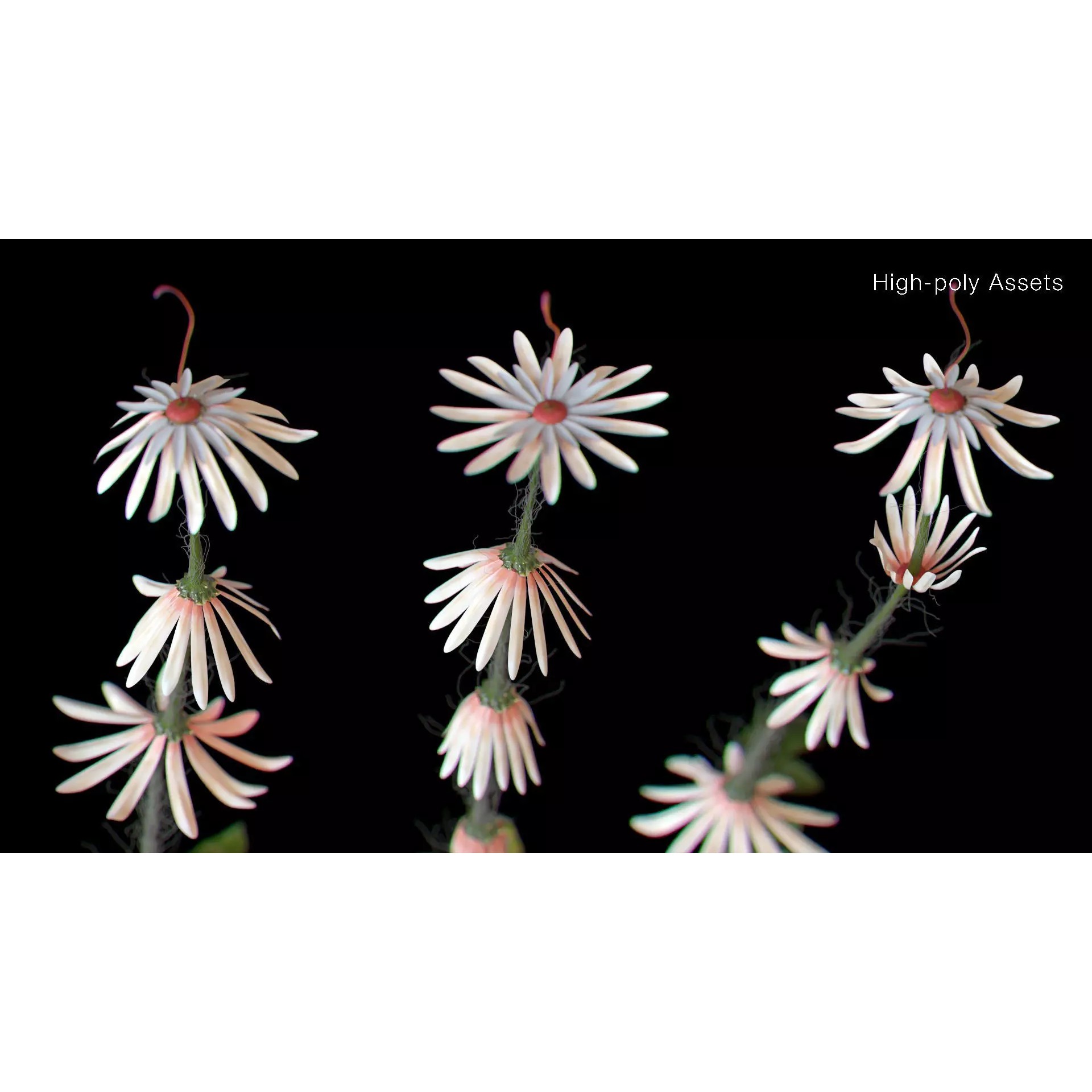 Stylized Fantasy Plants - Low-Poly Game-Ready 3D Model - View 46