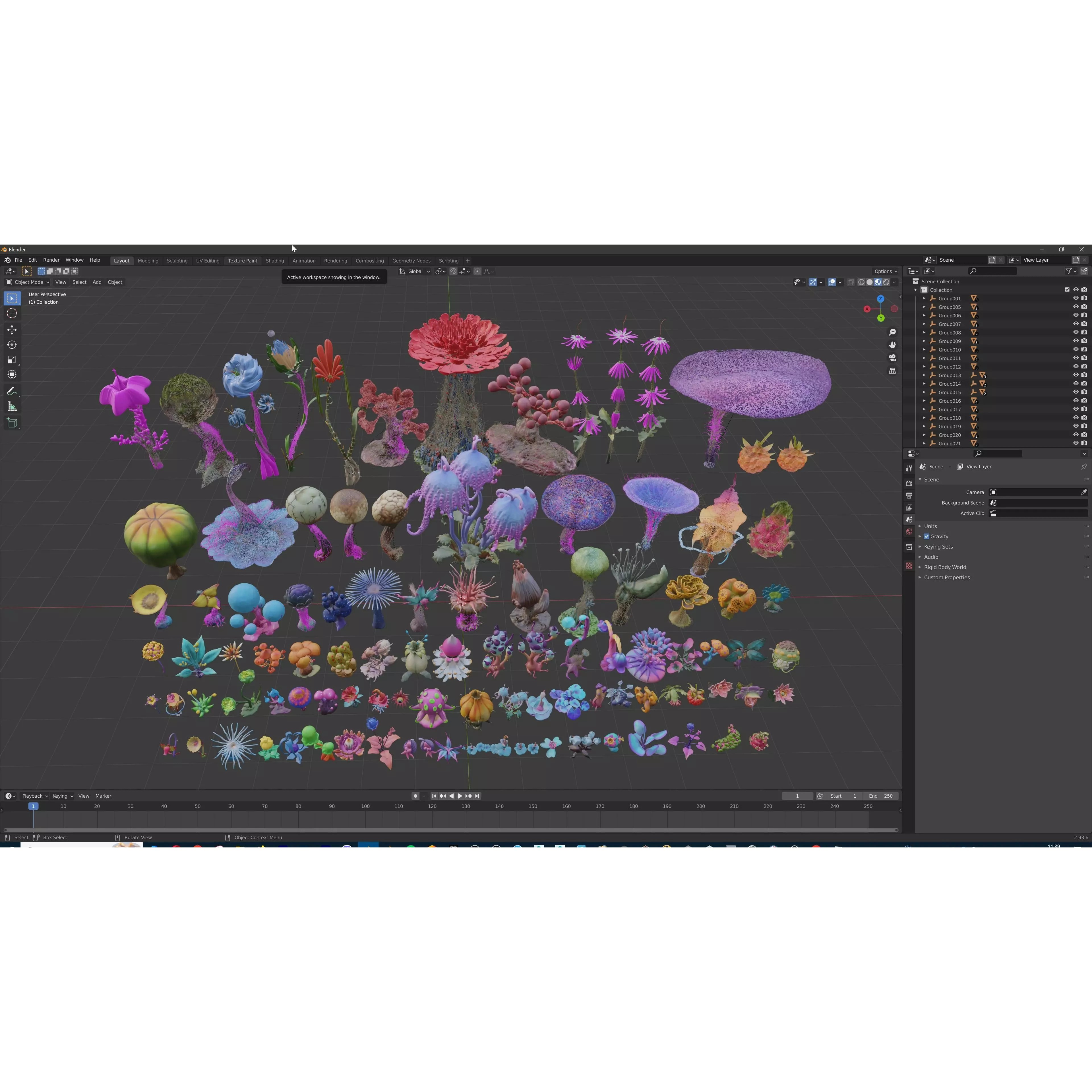 Stylized Fantasy Plants - Low-Poly Game-Ready 3D Model - View 50