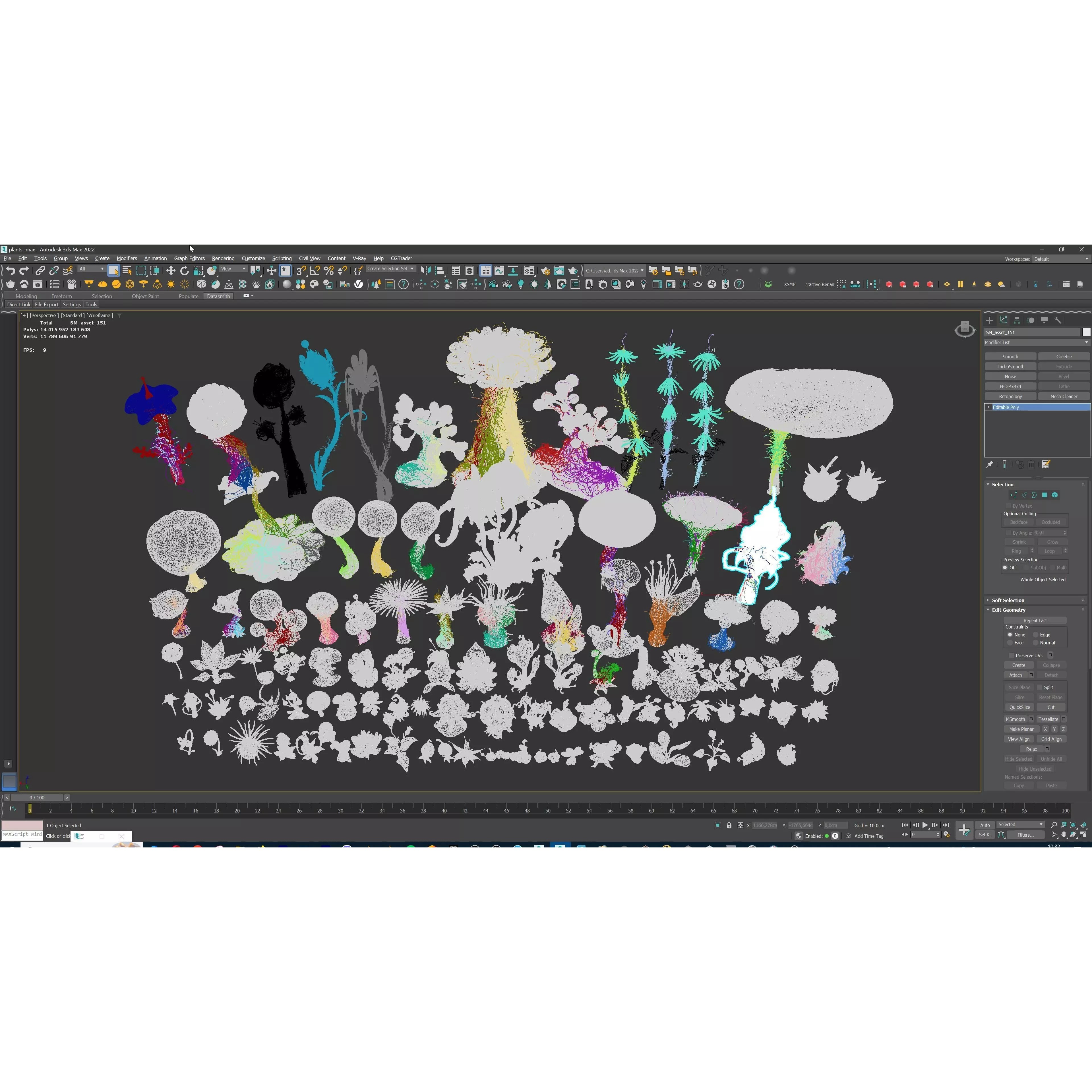 Stylized Fantasy Plants - Low-Poly Game-Ready 3D Model - View 51