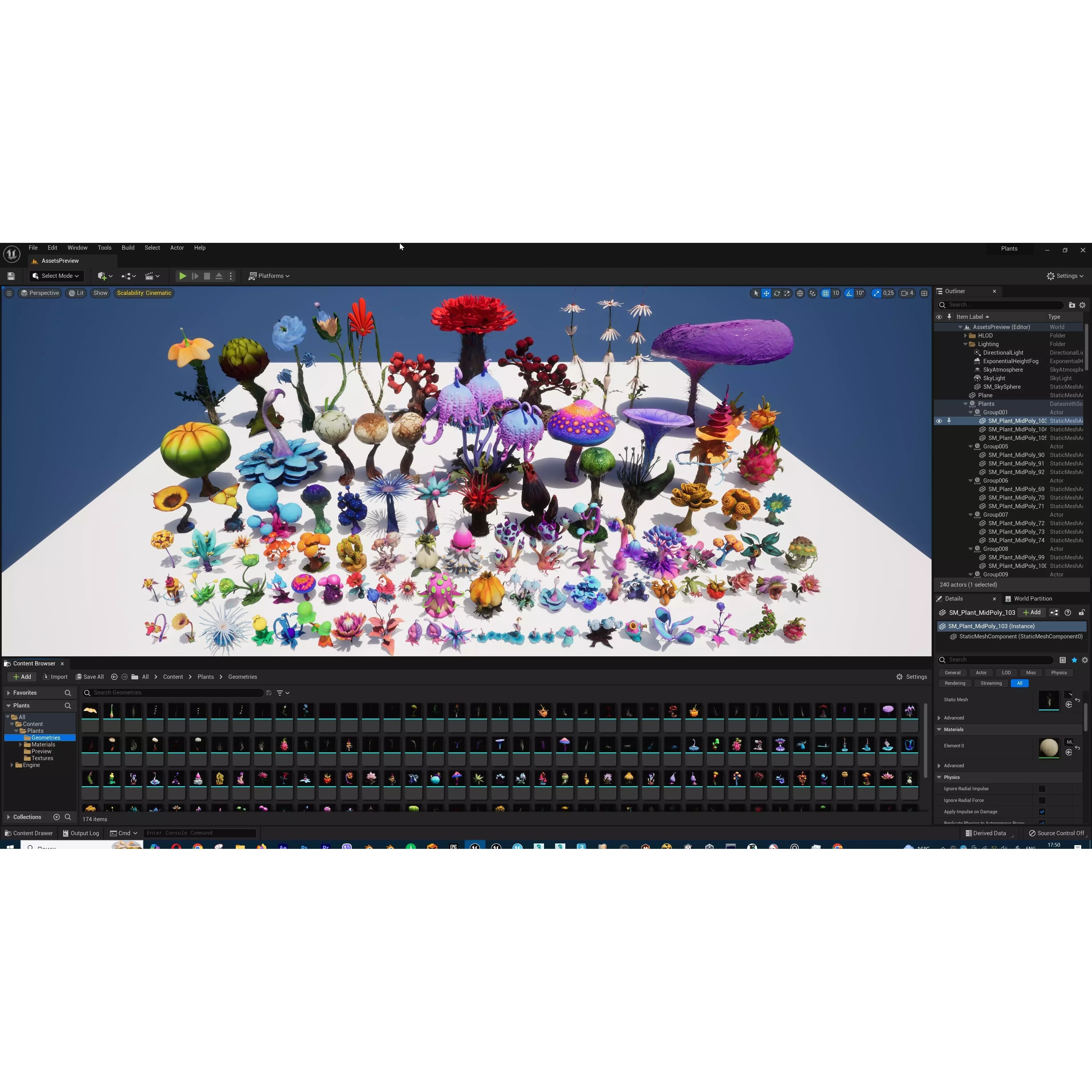 Stylized Fantasy Plants - Low-Poly Game-Ready 3D Model - View 52