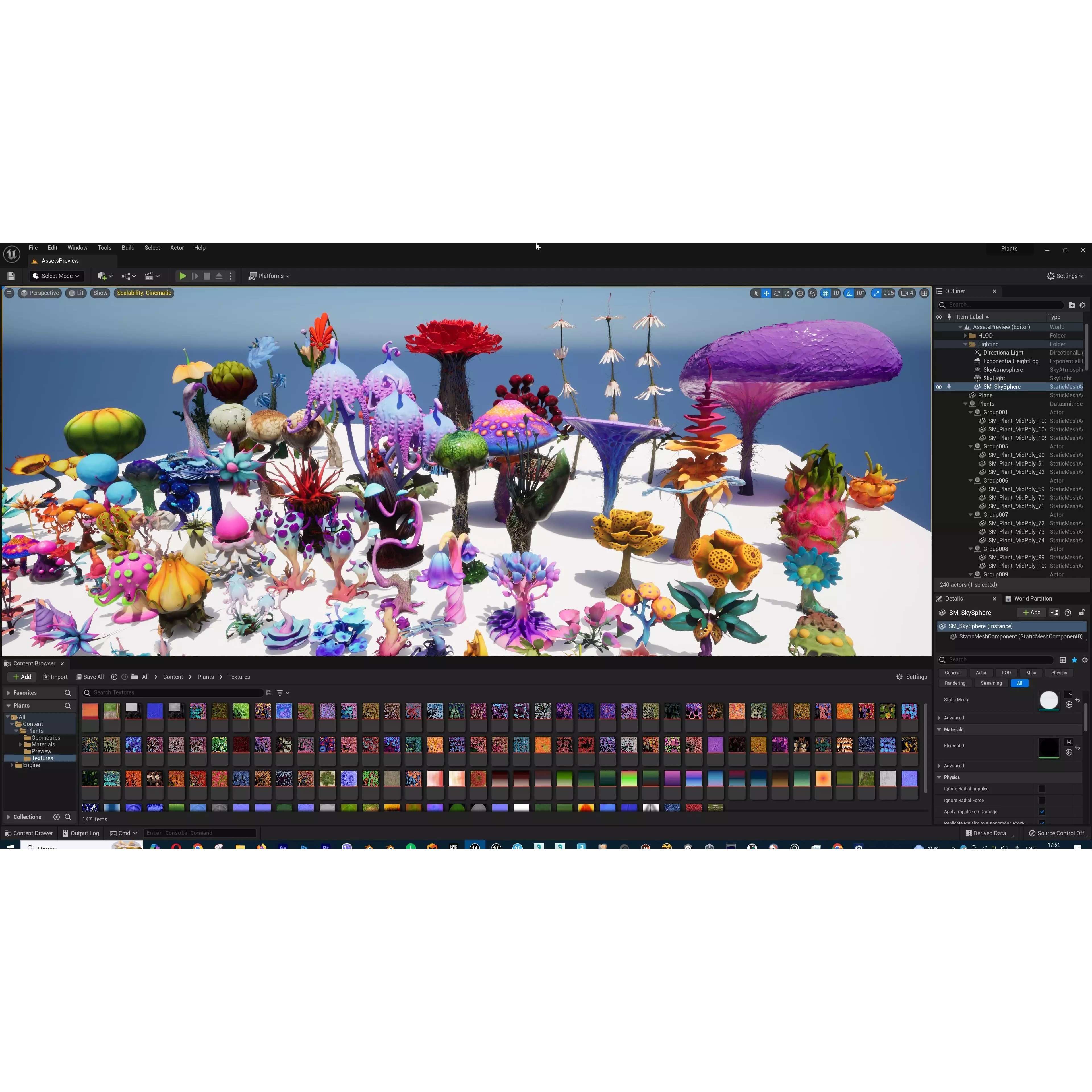 Stylized Fantasy Plants - Low-Poly Game-Ready 3D Model - View 53