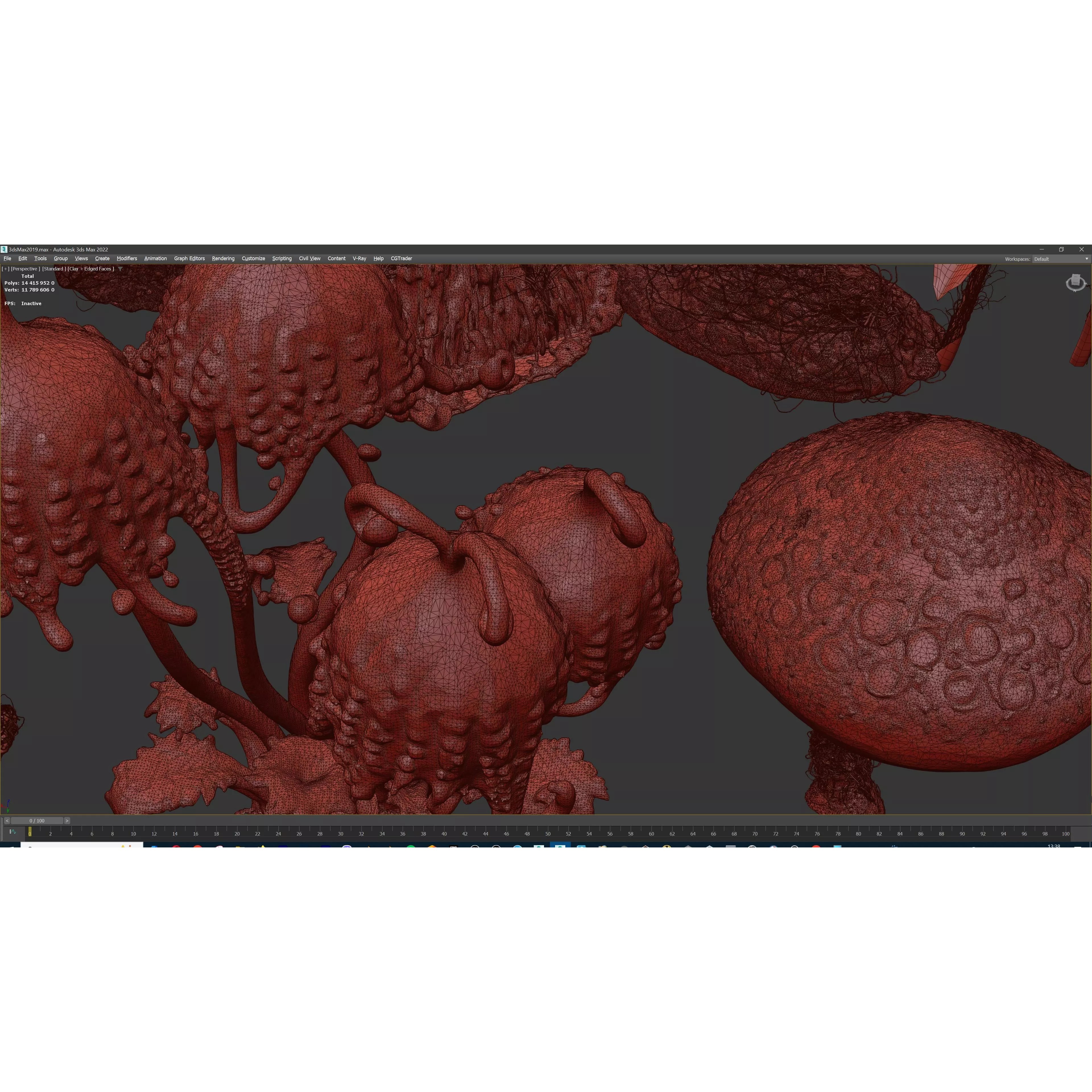 Stylized Fantasy Plants - Low-Poly Game-Ready 3D Model - View 65