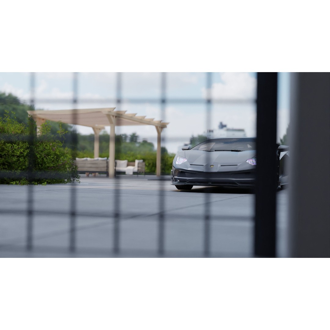 Luxury Automotive Render Scene 3D Model – Game Ready, PBR Textures, Blender & FBX - View 14