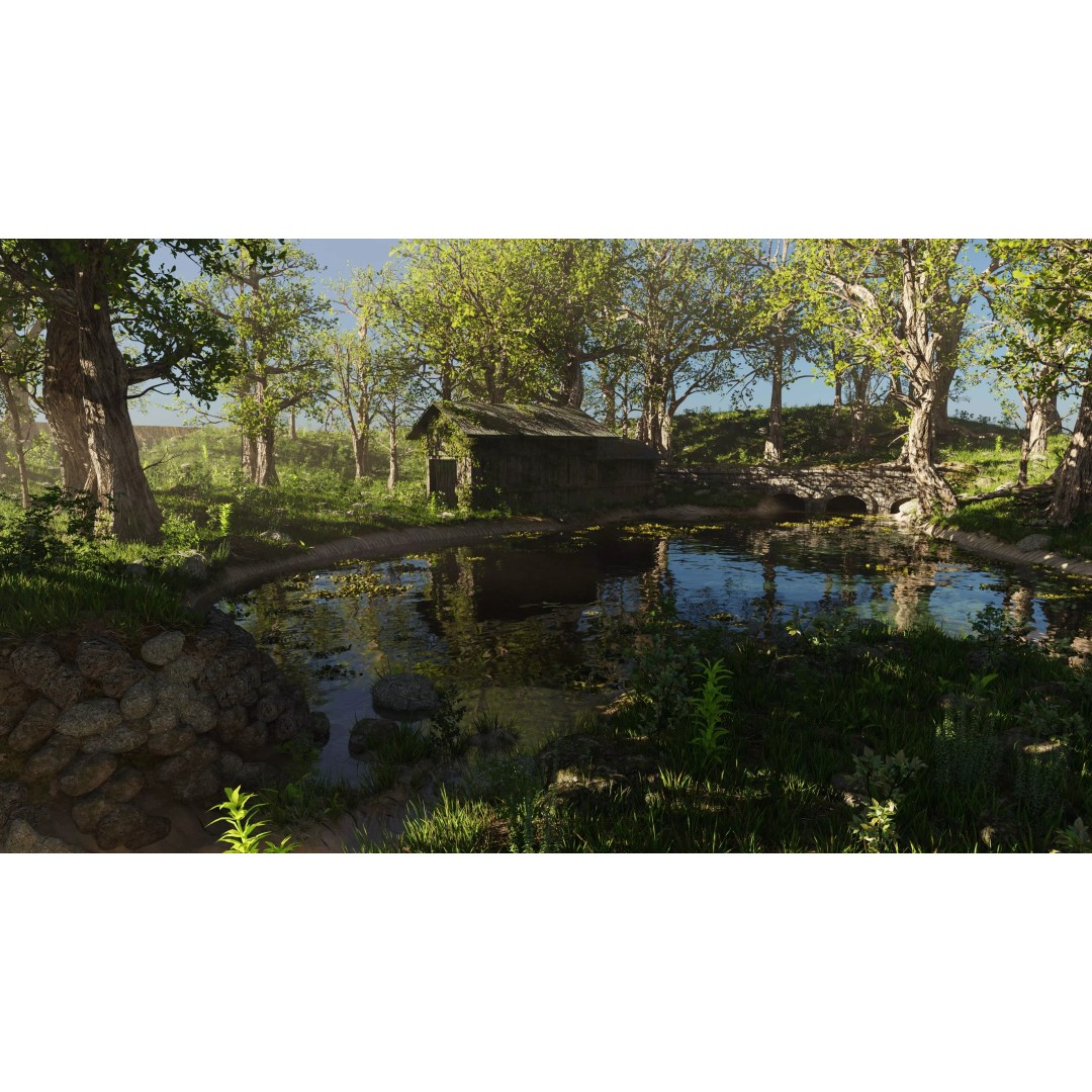 Abandoned Cabin Scene 3D Model – Realistic Environment for Blender - View 2