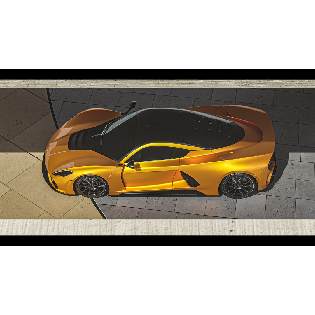 Car Lighting Scene 3D Model – Low Poly PBR Scene for Blender - View 15