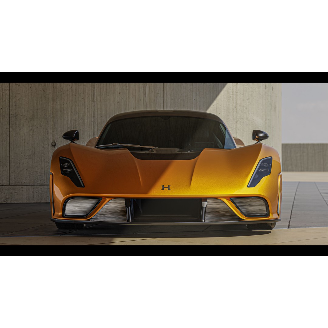 Car Lighting Scene 3D Model – Low Poly PBR Scene for Blender - View 16