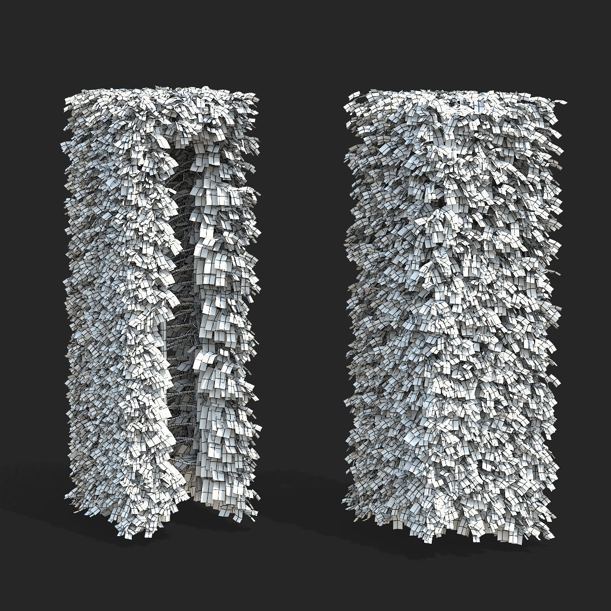 Fagus Sylvatica Hedge - Game-Ready 3D Model - View 9