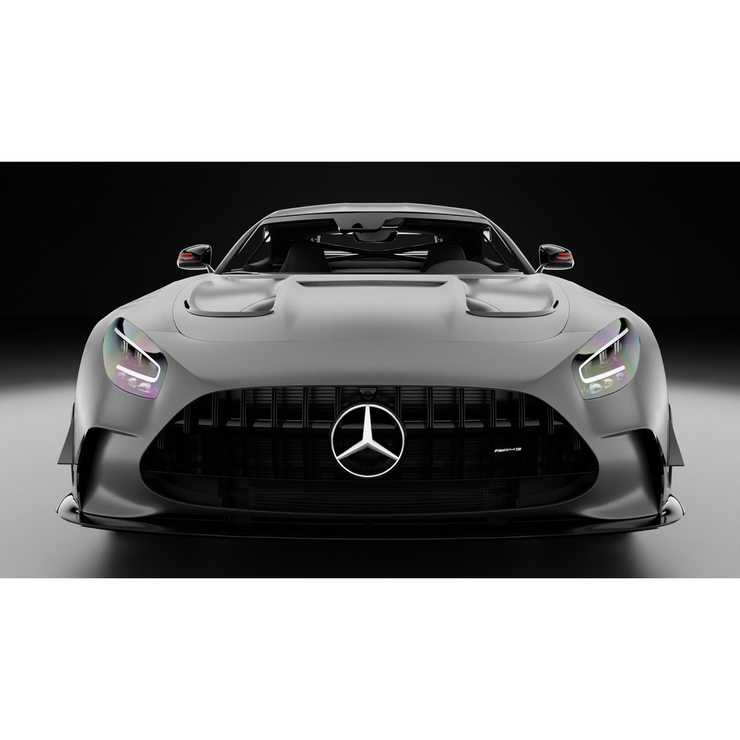 AMG GT Black Series 2021 3D Model – High Poly Game-Ready Asset for Blender - View 8
