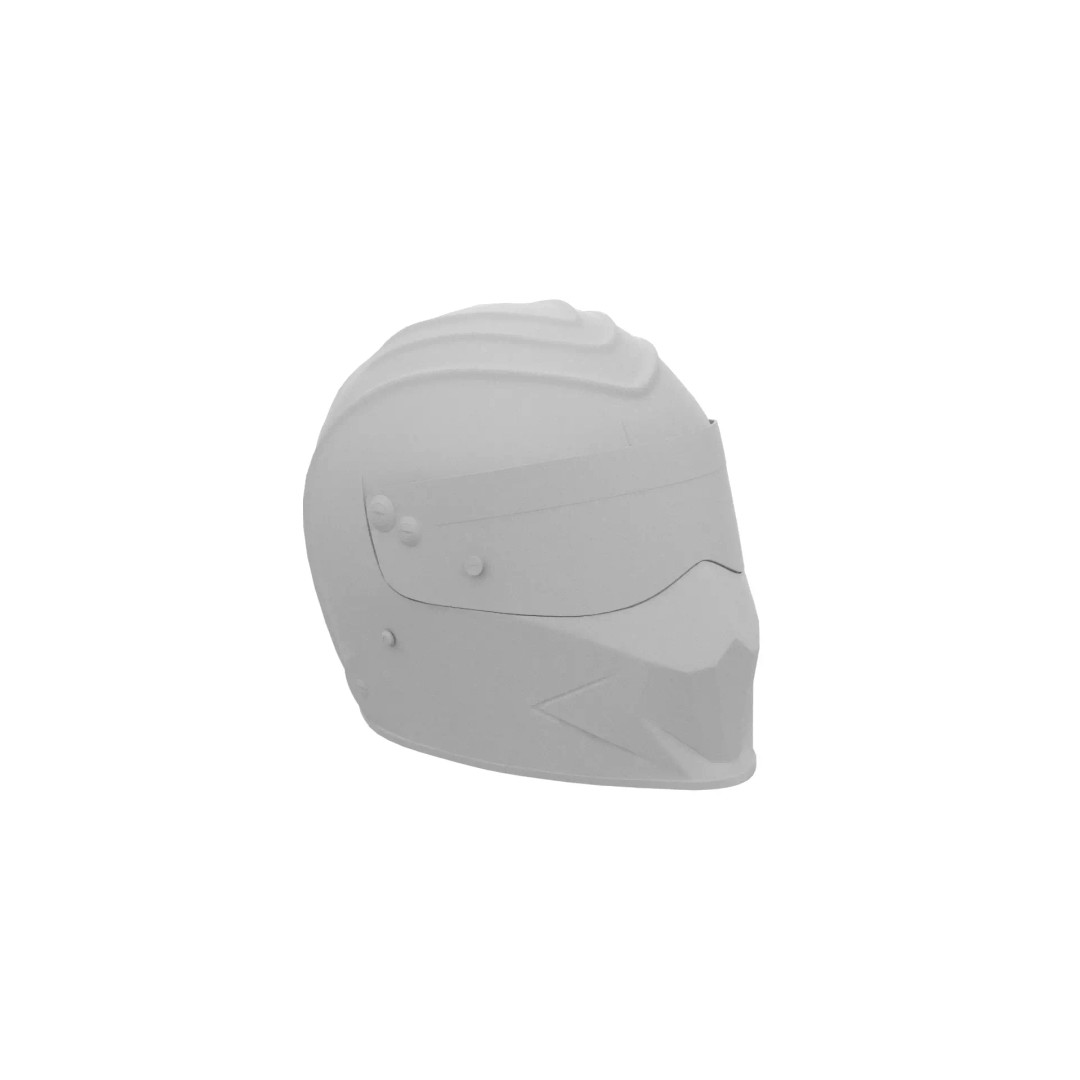 Simpson Racing SA2020 Diamondback Helmet 3D Model – Low Poly Game Ready, FBX - View 8
