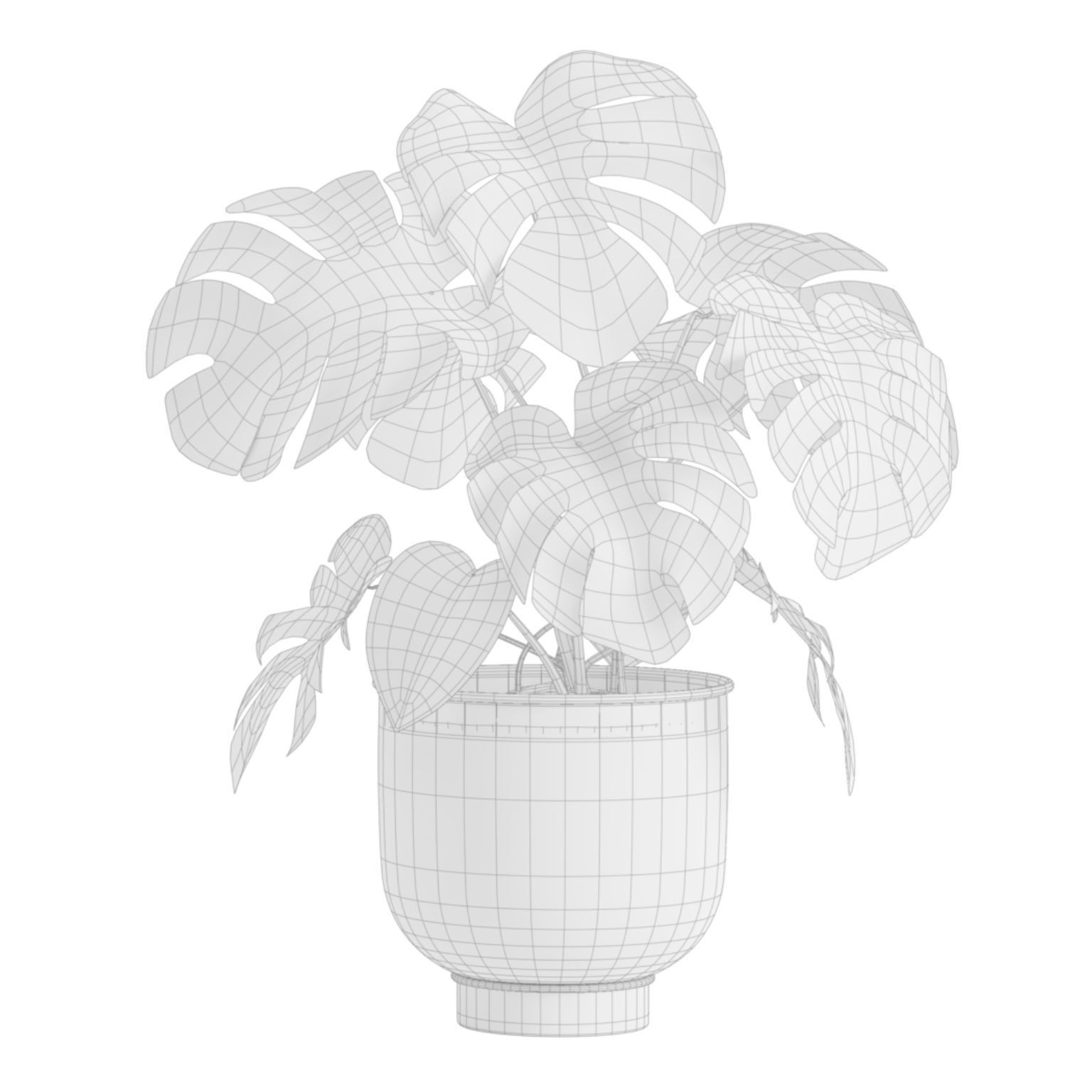 Indoor Plants Pack 23 - PBR Game-Ready 3D Model - View 6