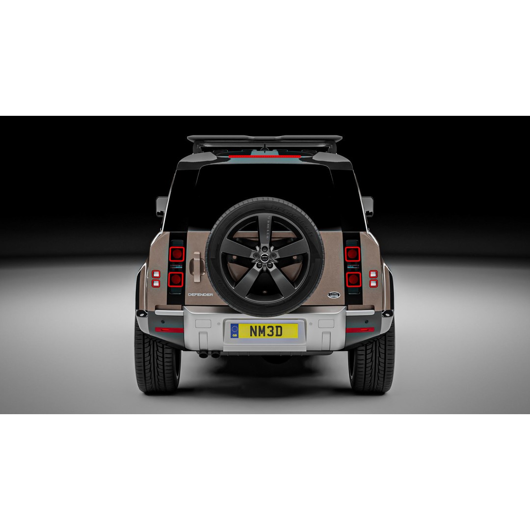 Land Rover Defender 110 3D Model – High Poly Realistic SUV, Blender, FBX - View 12