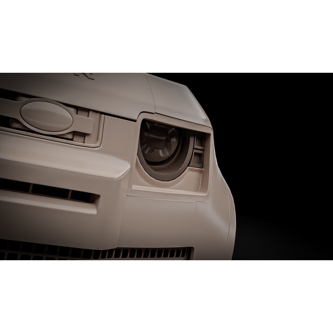 Land Rover Defender 110 3D Model – High Poly Realistic SUV, Blender, FBX - View 16