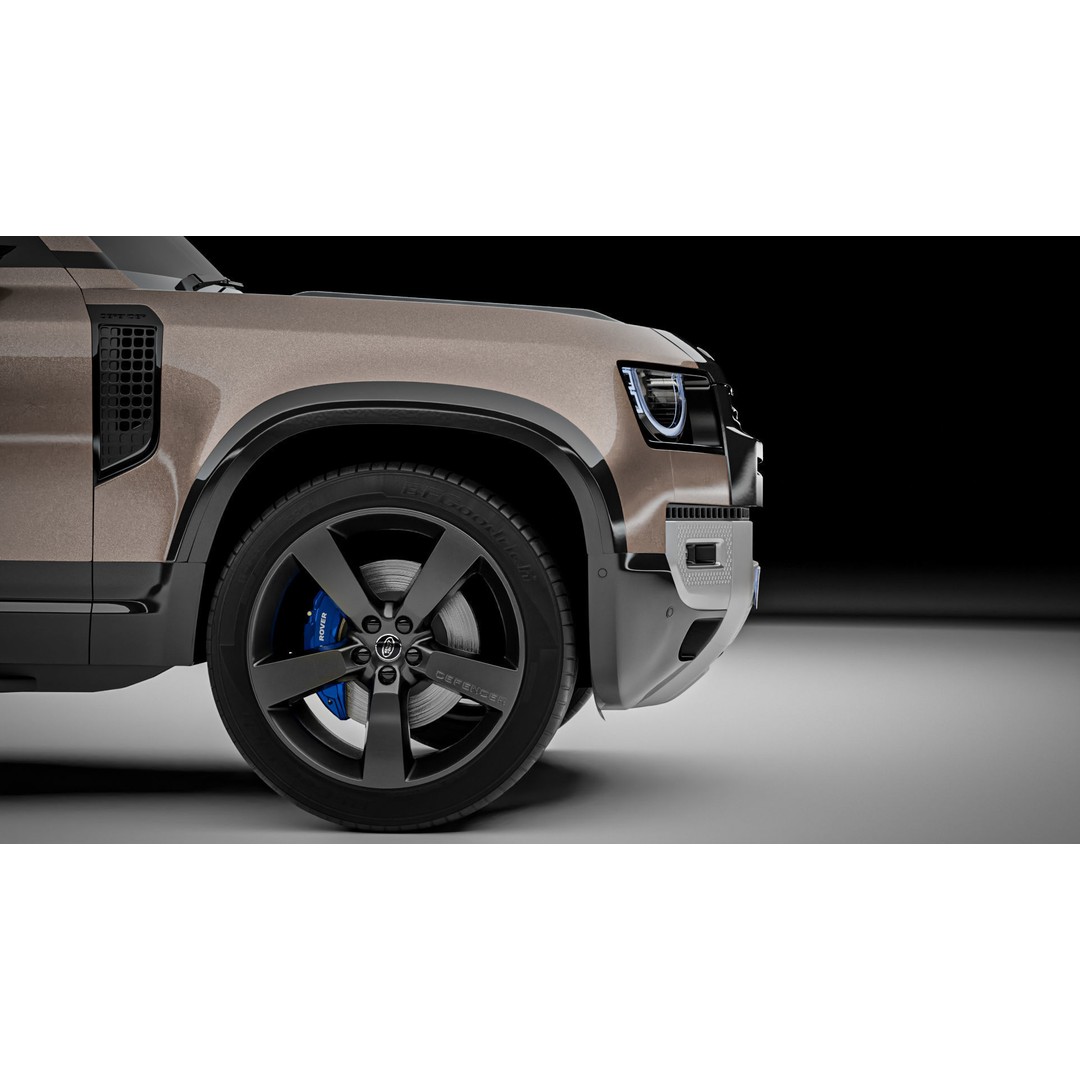 Land Rover Defender 110 3D Model – High Poly Realistic SUV, Blender, FBX - View 5