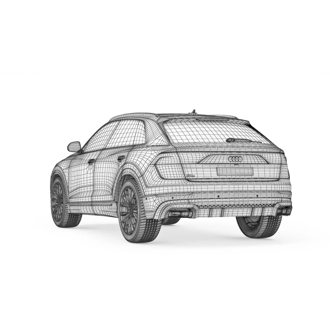 Audi Q8 2024 3D Model – High Poly Game-Ready Model, FBX & OBJ