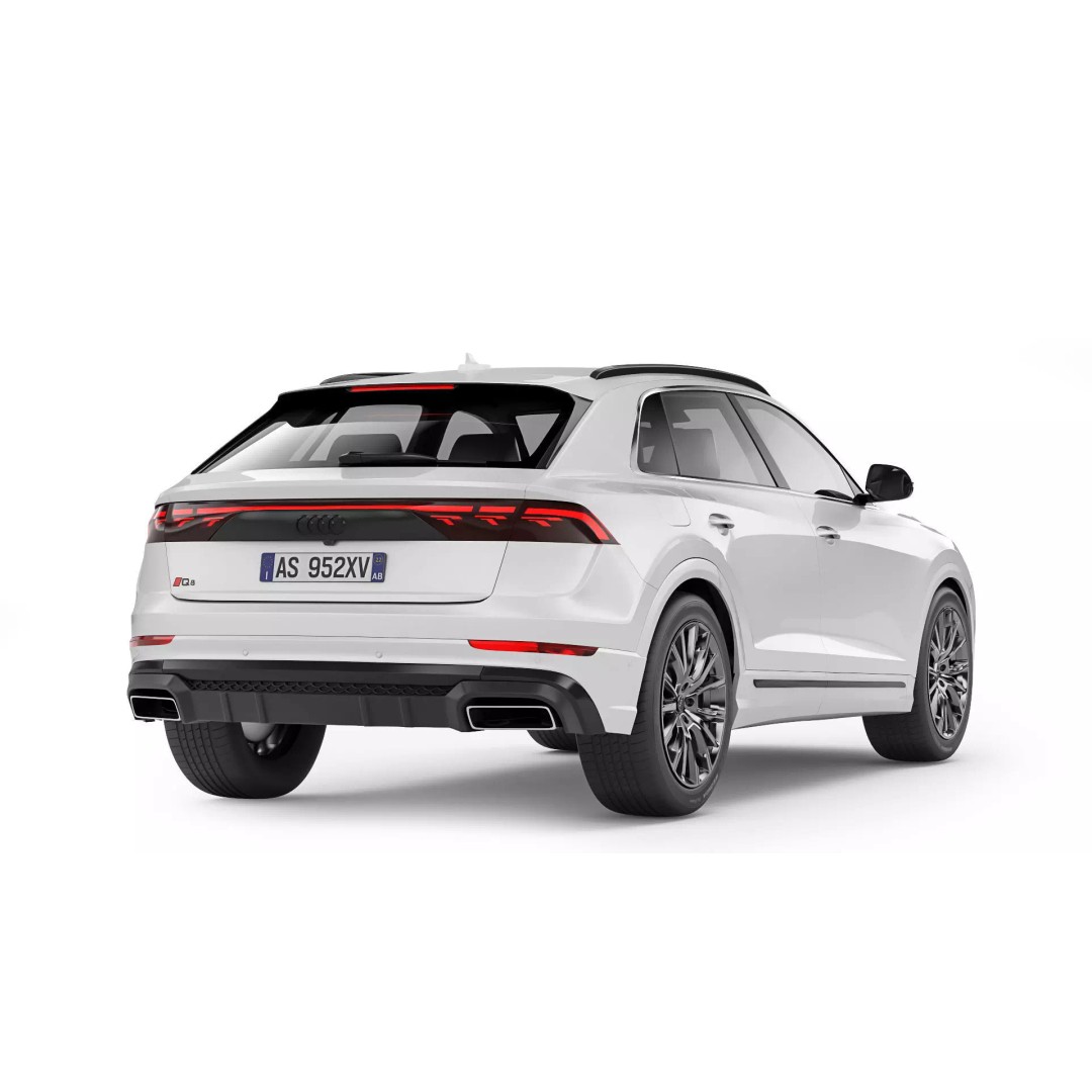 Audi Q8 2024 3D Model – High Poly Game-Ready Model, FBX & OBJ - View 12