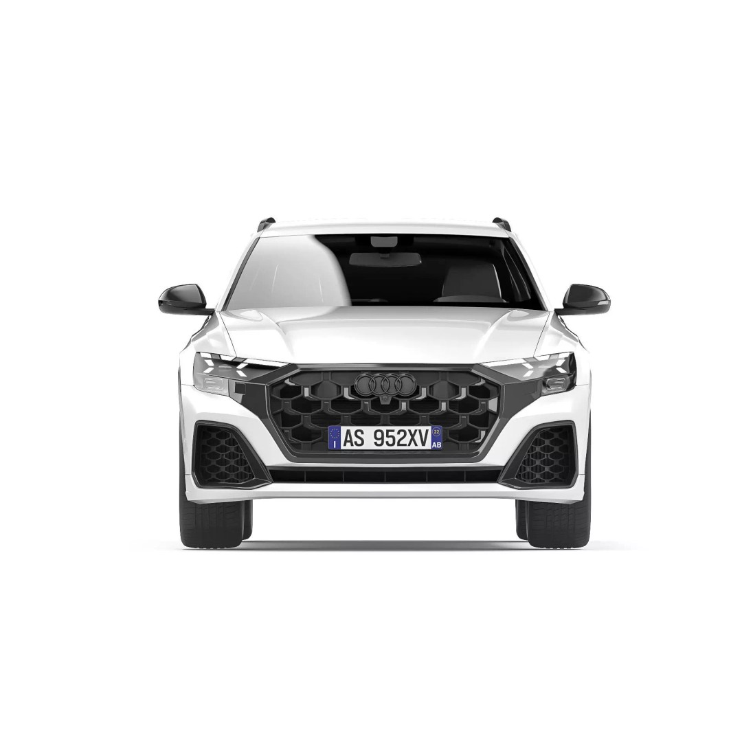 Audi Q8 2024 3D Model – High Poly Game-Ready Model, FBX & OBJ - View 3