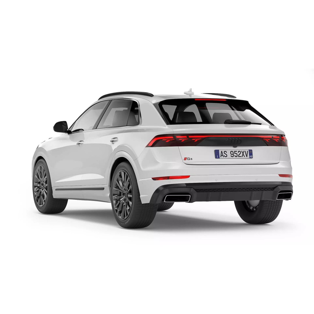 Audi Q8 2024 3D Model – High Poly Game-Ready Model, FBX & OBJ - View 7