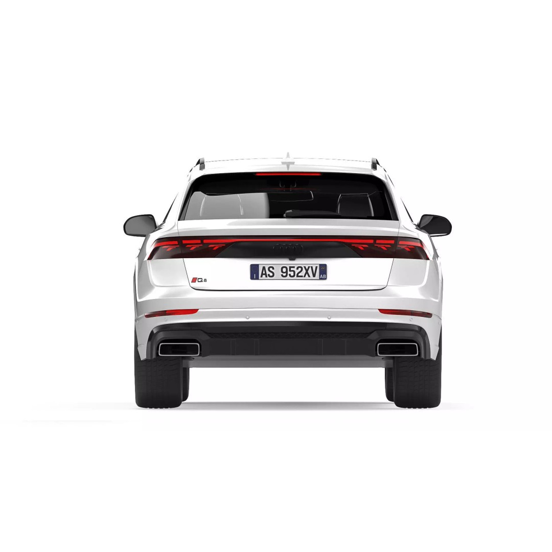 Audi Q8 2024 3D Model – High Poly Game-Ready Model, FBX & OBJ - View 8