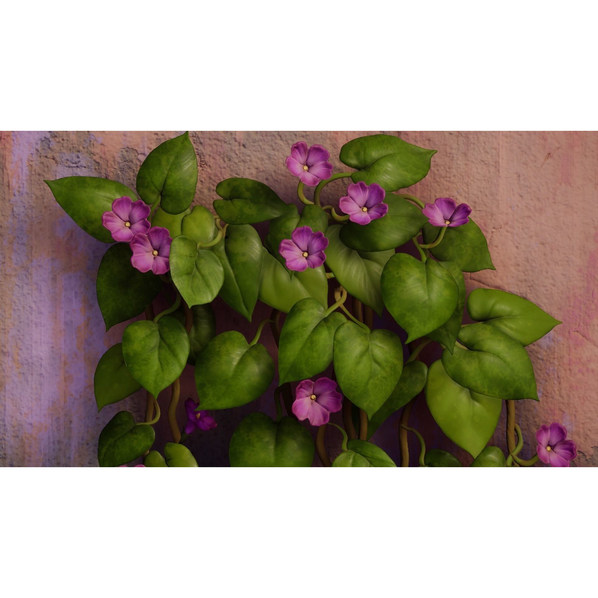 Vine Plants Pack - Low-Poly Game-Ready 3D Model - View 13