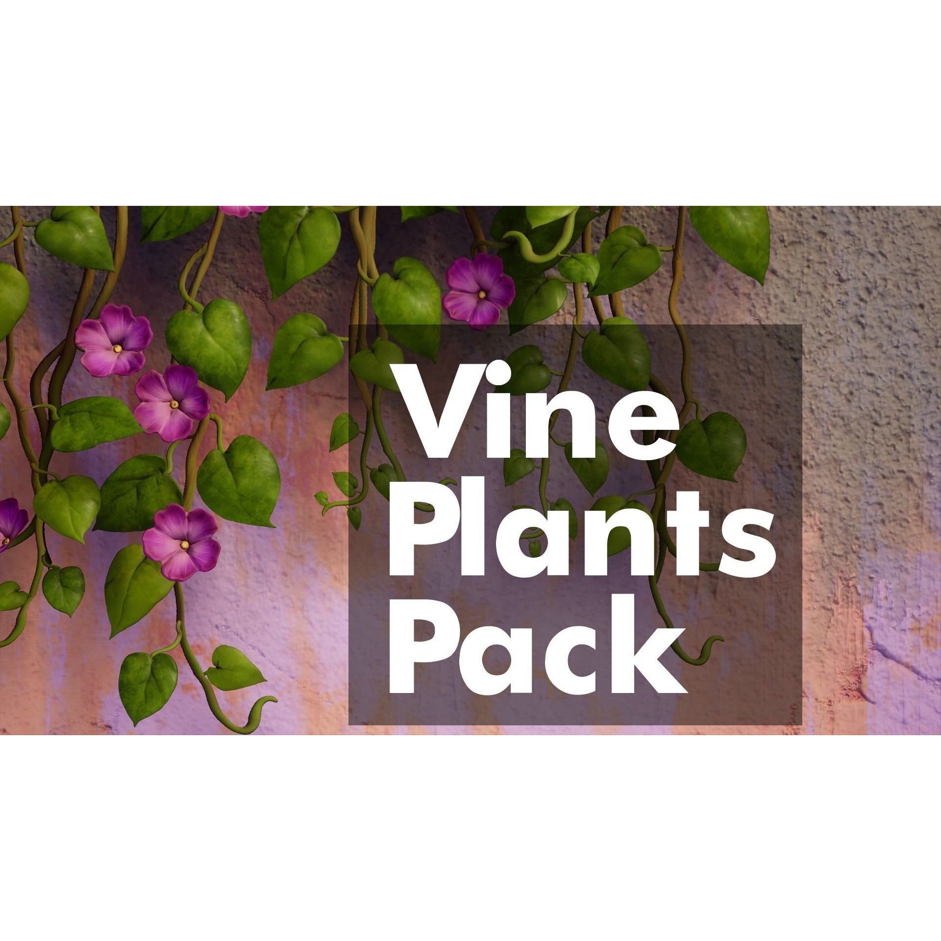 Vine Plants Pack - Low-Poly Game-Ready 3D Model - View 3