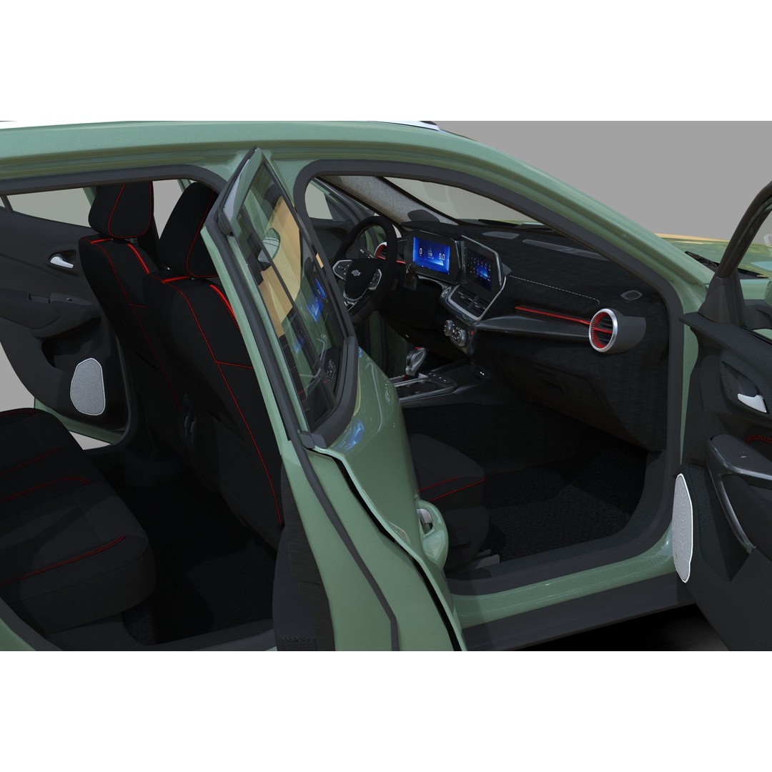 Chevrolet Trax Activ 2023 3D Model – High Poly SUV Asset, FBX & OBJ - View 14