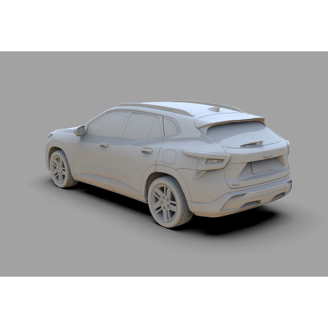 Chevrolet Trax Activ 2023 3D Model – High Poly SUV Asset, FBX & OBJ - View 19