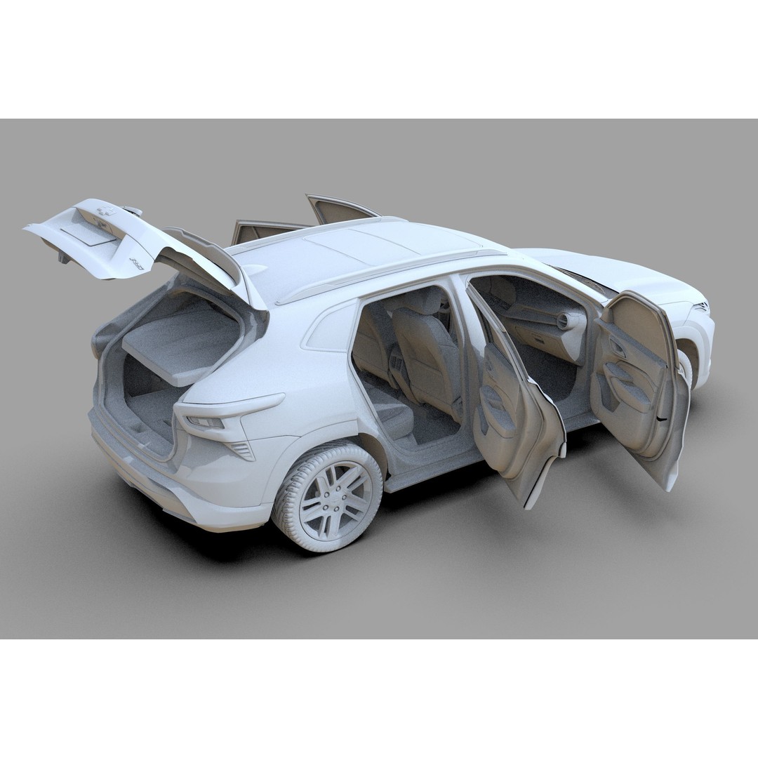 Chevrolet Trax Activ 2023 3D Model – High Poly SUV Asset, FBX & OBJ - View 22
