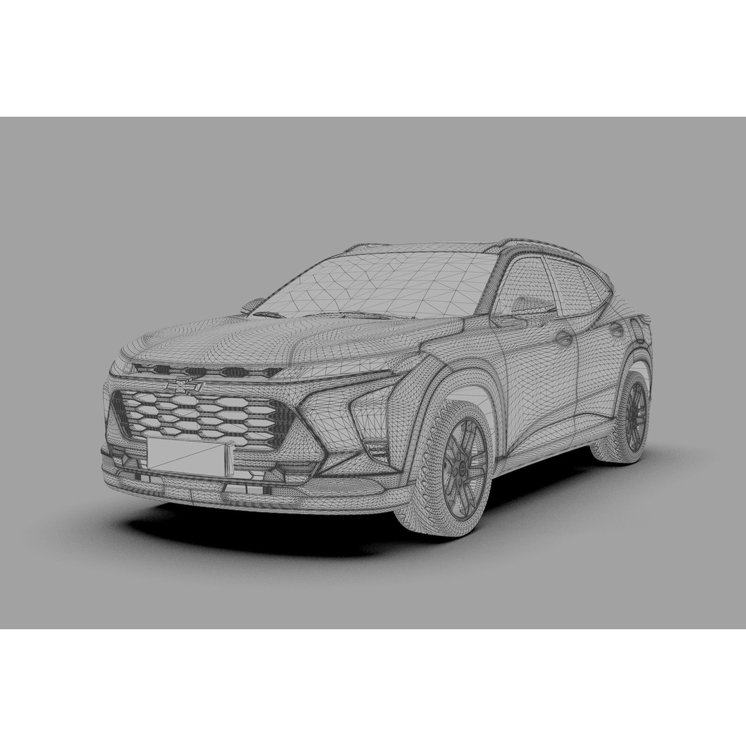 Chevrolet Trax Activ 2023 3D Model – High Poly SUV Asset, FBX & OBJ - View 28
