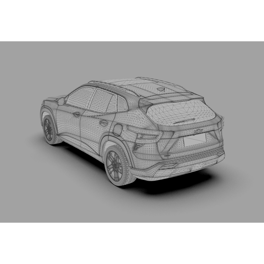 Chevrolet Trax Activ 2023 3D Model – High Poly SUV Asset, FBX & OBJ - View 30