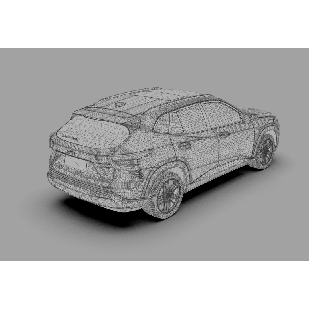 Chevrolet Trax Activ 2023 3D Model – High Poly SUV Asset, FBX & OBJ - View 31
